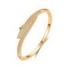 Alloy Gold Inlaid Natural Style Diamond Crocodile Bracelet Jewelry