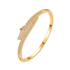 Alloy Gold Inlaid Natural Style Diamond Crocodile Bracelet Jewelry