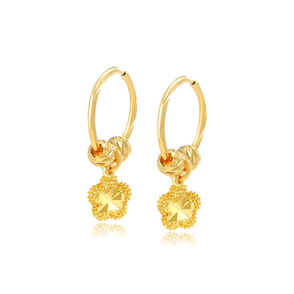 Alloy Goldplated Elegant Fashion Tassel Star And Heart Earrings For Women
