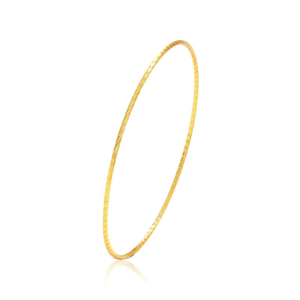 Alloy Goldplated Minimalist Geometric Women's Bracelet