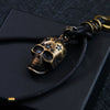 Alloy Gothic Skull Key Chain Pendant Electroplated Popular Exaggerated Personality Key Ornament