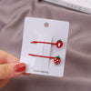 Alloy Hair Accessories With Fruit And Flower Design And Baking Paint Process