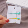 Alloy Hair Accessories With Fruit And Flower Design And Baking Paint Process