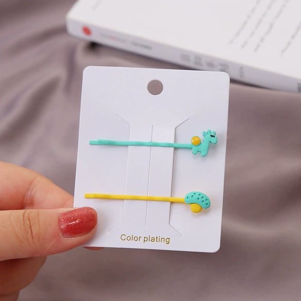 Alloy Hair Accessories With Fruit And Flower Design And Baking Paint Process