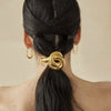 Alloy Hair Rope Hair Band Ponytail Hair Tie Headband Normcore Cold Style High Elasticity Electroplated
