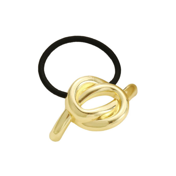 Alloy Hair Rope Hair Band Ponytail Hair Tie Headband Normcore Cold Style High Elasticity Electroplated