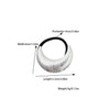 Alloy Hair Tie Electroplating Minimalist Hair Ring Ponytail Hair Band Hair Rope