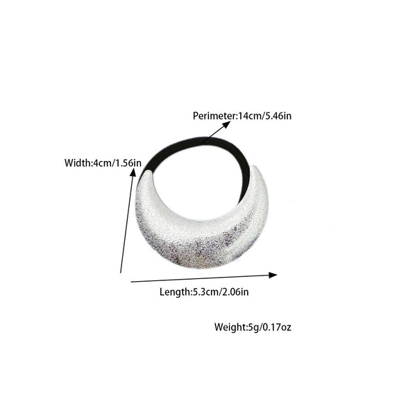 Alloy Hair Tie Electroplating Minimalist Hair Ring Ponytail Hair Band Hair Rope