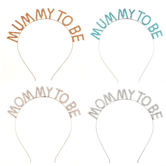 Alloy Hairbands For Expectant Mothers With Painting Process And Simple Style