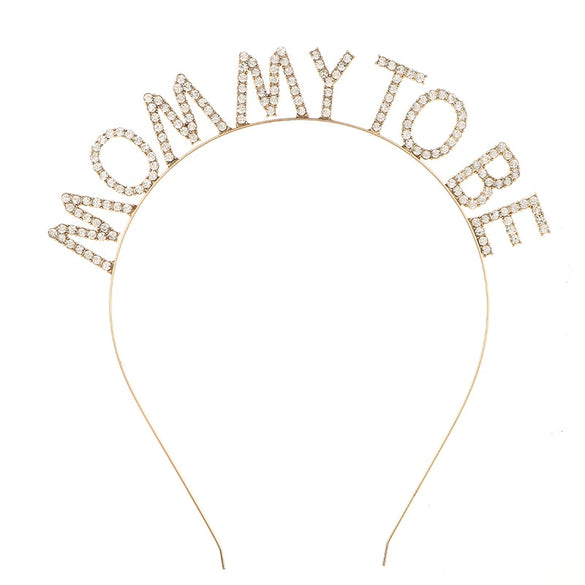 Alloy Hairbands For Expectant Mothers With Painting Process And Simple Style