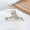 Alloy Hairpin Elegant Diamond Pearl Cross Double Classic Inlay Design