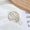 Alloy Hairpin Elegant Diamond Pearl Cross Double Classic Inlay Design