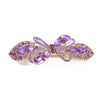Alloy Hairpin With Diamond For Women Spring Clip Style Creative Butterfly Design Highend Crystal Elegant Plants Flowers Style