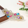 Alloy Hairpin With Diamond For Women Spring Clip Style Creative Butterfly Design Highend Crystal Elegant Plants Flowers Style