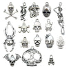 Alloy Halloween Jewelry Charms With Skull Skeleton Hand Pumpkin And More Electroplated Accessories