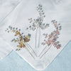 Alloy Hand Knitted Flower Leaf Bridal Hair Comb Pin Hair Accessories For Women