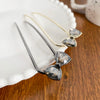 Alloy Handmade Bow Ushaped Hairpin