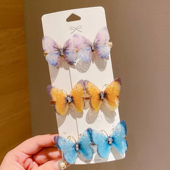 Alloy Handmade Butterfly Cartoon Animal Style Child Hairpin