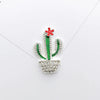 Alloy Handmade Cactus Jewelry And Mobile Phone Shell Accessories Material