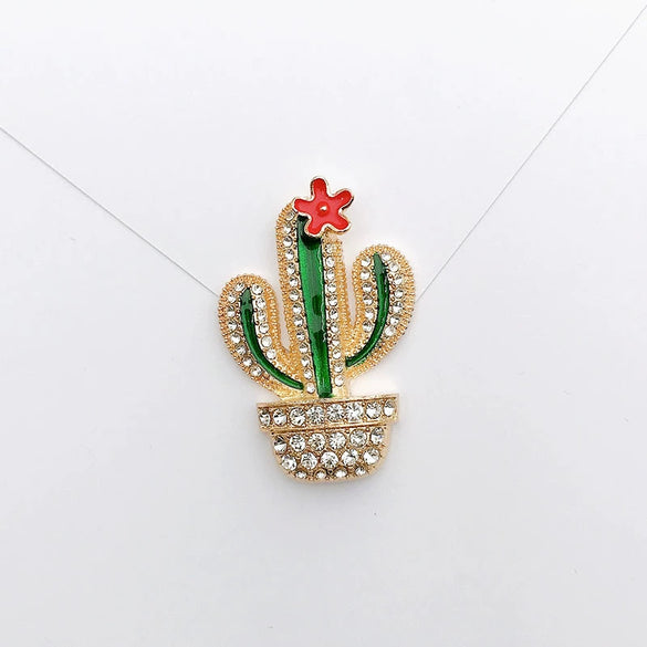 Alloy Handmade Cactus Jewelry And Mobile Phone Shell Accessories Material