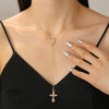 Alloy Handmade Cross Bracelet Unisex