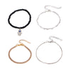Alloy Handmade Crystal Beads Beaded Bracelet With Devil's Eye For Women
