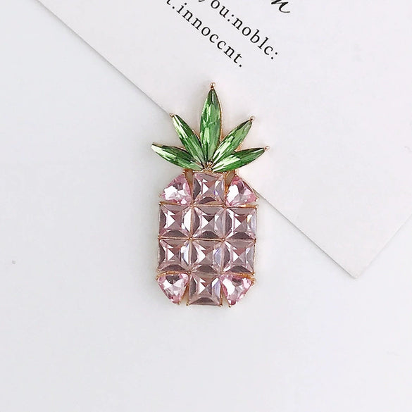 Alloy Handmade Crystal Pineapple Phone Case Jewelry Accessories With Diamondembedded And Electroplating