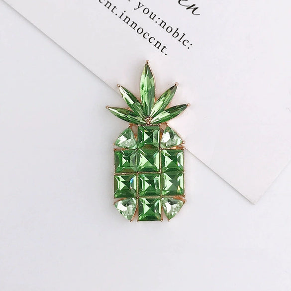 Alloy Handmade Crystal Pineapple Phone Case Jewelry Accessories With Diamondembedded And Electroplating