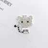 Alloy Handmade Diamondencrusted Tiger Pattern Jewelry And Mobile Phone Shell Accessories