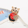Alloy Handmade Diamondencrusted Tiger Pattern Jewelry And Mobile Phone Shell Accessories