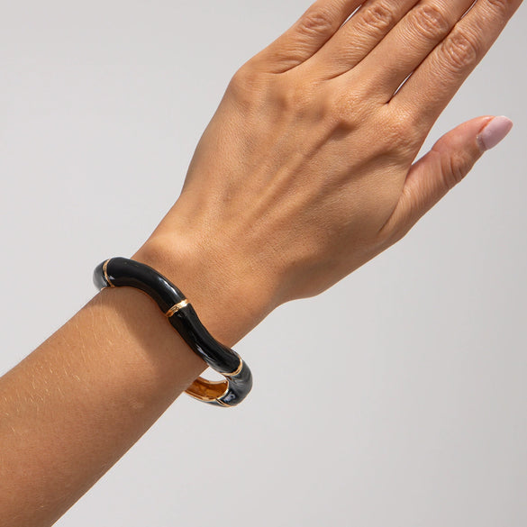 Alloy Handmade Dripping Oil Casual Style Unisex Bracelets With Bamboo Design