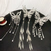 Alloy Handmade Elegant Hollow Butterfly Tassel Hairpin Women's Hair Accessories