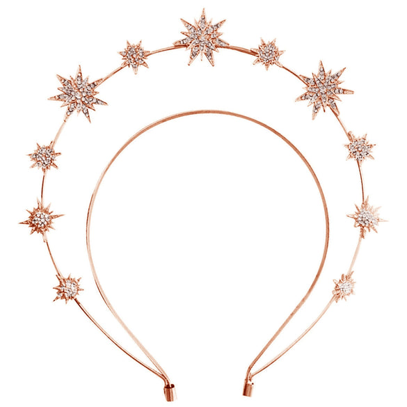 Alloy Handmade Fashion Baroque Sun Moon Doublelayer Sixpointed Star Halo Long Earrings For Women