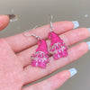 Alloy Handmade Fashion Geometric Unisex And Women's Breast Cancer And Aids Prevention Jewelry Necklace And Bracelet