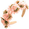 Alloy Handmade Forest Style Artificial Flower Women's Hair Headband Hair Accessories