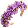 Alloy Handmade Forest Style Artificial Flower Women's Hair Headband Hair Accessories