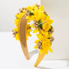 Alloy Handmade Forest Style Artificial Flower Women's Hair Headband Hair Accessories