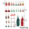 Alloy Handmade Geometric Christmas Jewelry Earrings With Bell Tree And Bulb Elements