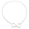 Alloy Handmade Geometric Metal Chain Necklace For Men And Women