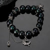 Alloy Handmade Ghost Beaded Bracelet With Rose Moon Snake Dragon For Unisex