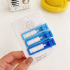 Alloy Handmade Gradient Color Frosted Paint Hair Clip Set For Women