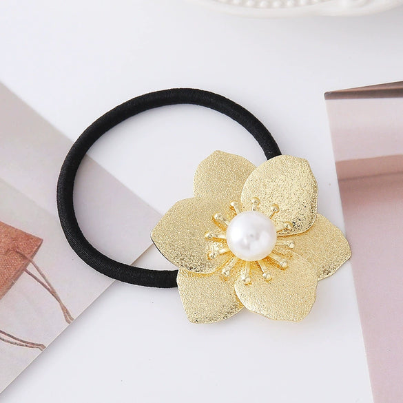 Alloy Handmade High Elasticity Plants And Flowers Hair Ring Jewelry