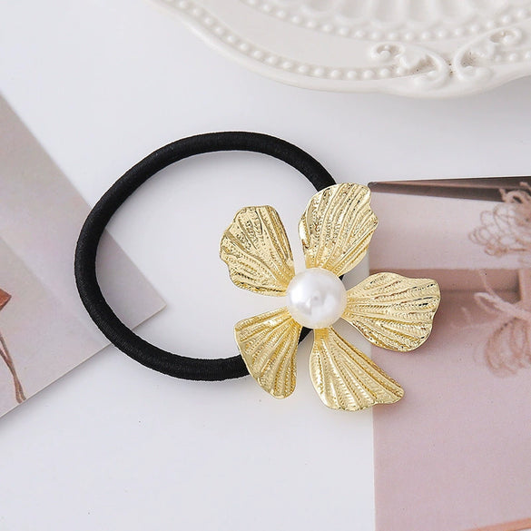 Alloy Handmade High Elasticity Plants And Flowers Hair Ring Jewelry