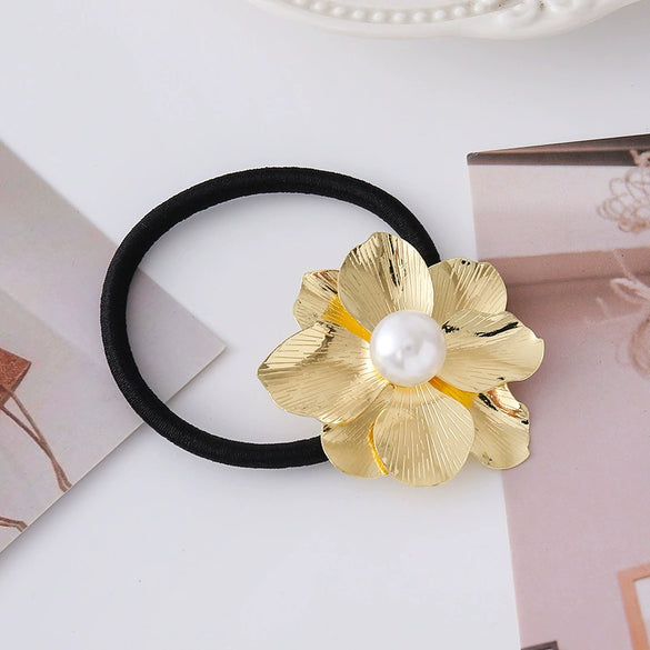 Alloy Handmade High Elasticity Plants And Flowers Hair Ring Jewelry