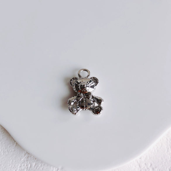 Alloy Handmade Jewelry Accessories With Moon Bear Shape Electroplated