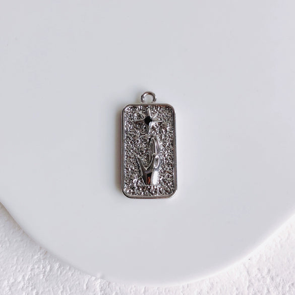 Alloy Handmade Jewelry Accessories With Moon Bear Shape Electroplated