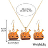 Alloy Handmade Jewelry Set With Maple Leaf Sunflower Owl Patterns For Women Earrings And Necklace