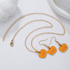Alloy Handmade Jewelry Set With Maple Leaf Sunflower Owl Patterns For Women Earrings And Necklace