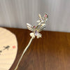 Alloy Handmade Simple Bow Style Tassel Hairpin For Women