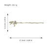 Alloy Handmade Simple Bow Style Tassel Hairpin For Women